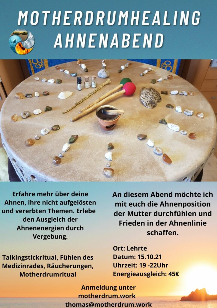 Motherdrumhealing Ahnenabend 15.10.21 Mutterposition