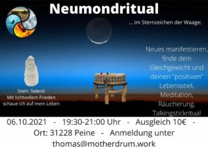 Neumondritual im Sternzeichen der Waage